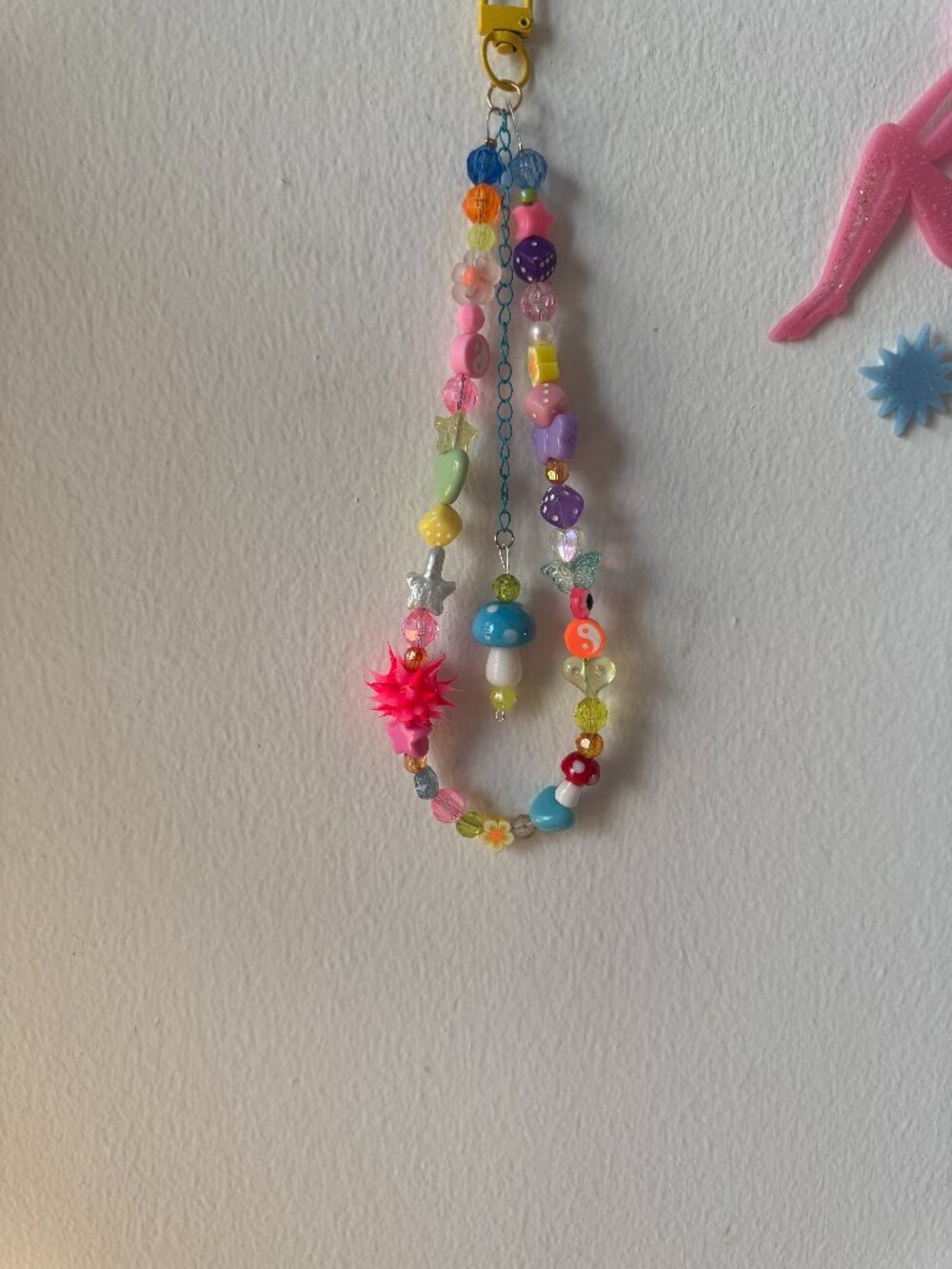 THE CAPRICORN GLASS MUSHROOM BAG CHARM